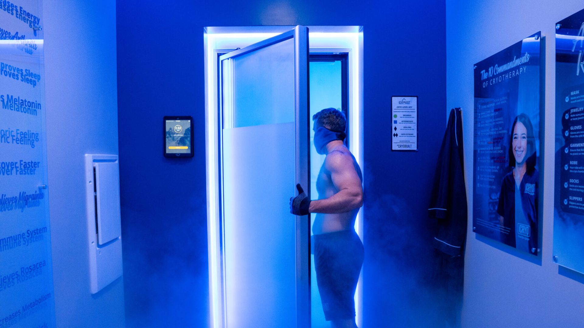 Cryotherapy treatment at iCRYO Branford